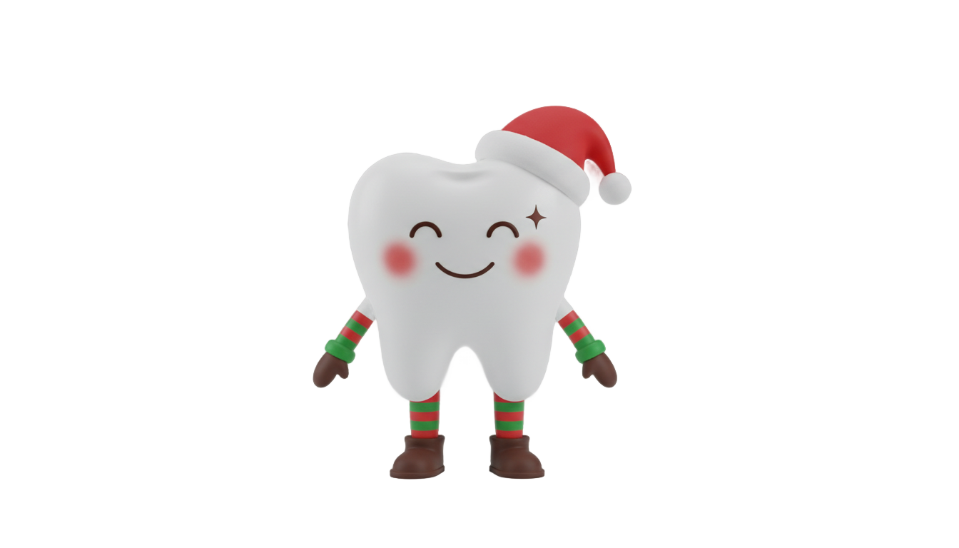 christmas tooth png PNG transparent background