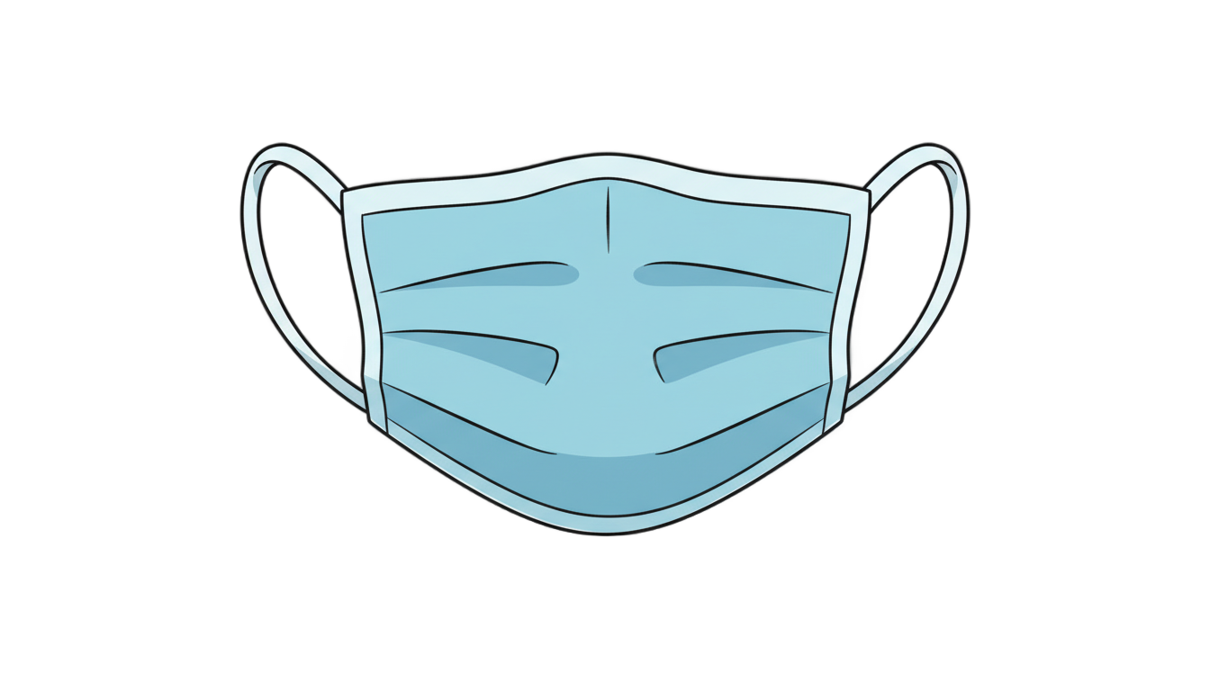 face mask symbol png PNG transparent background