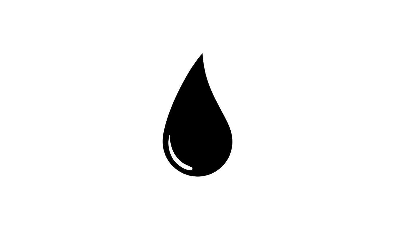 blood drop png black and white PNG transparent background