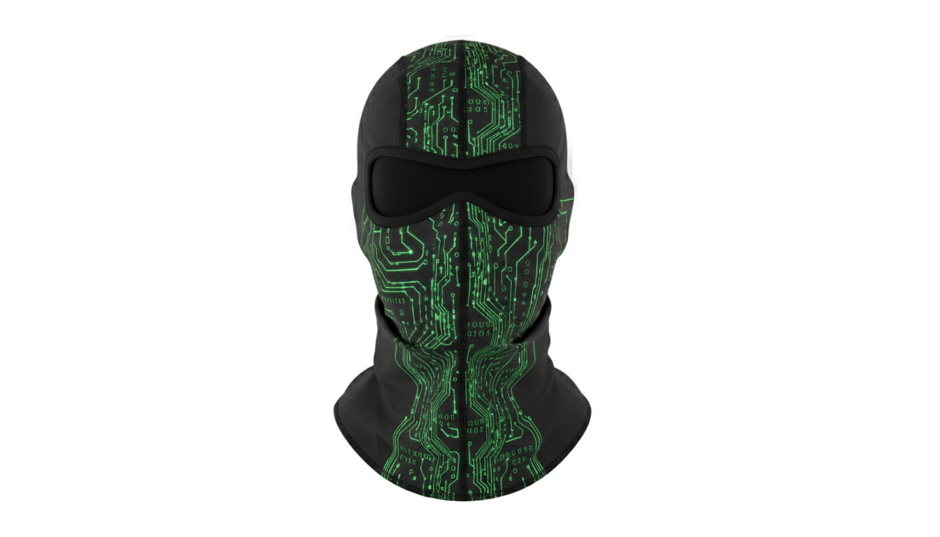 hacker face mask png PNG transparent background