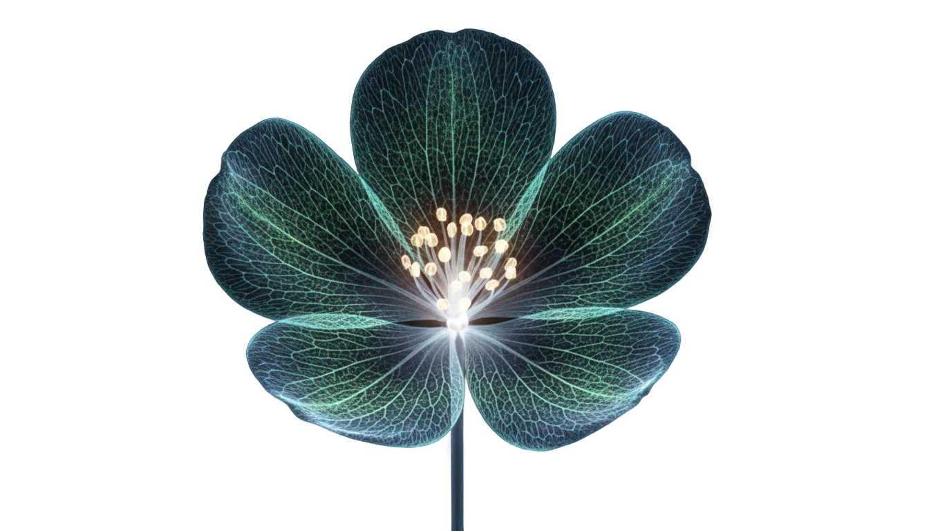 x ray flower png PNG transparent background
