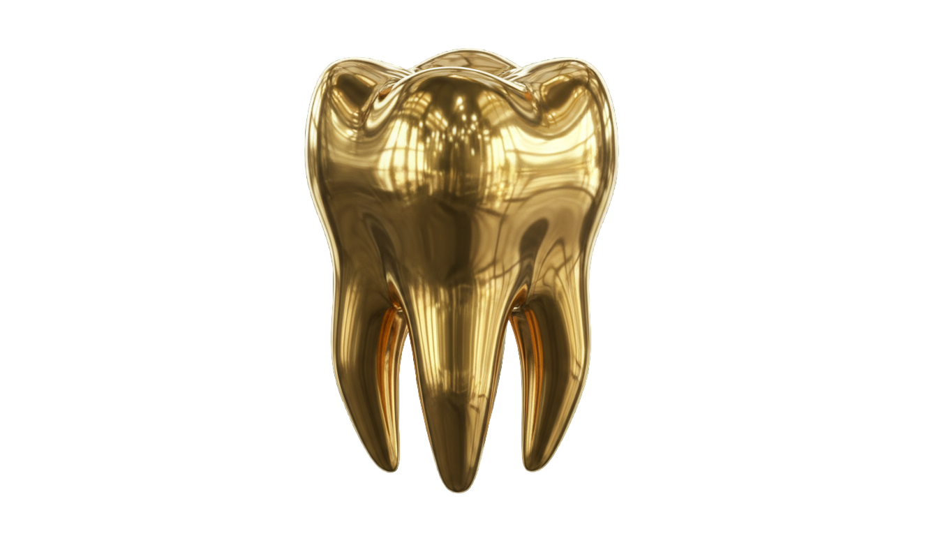 gold tooth logo png PNG transparent background