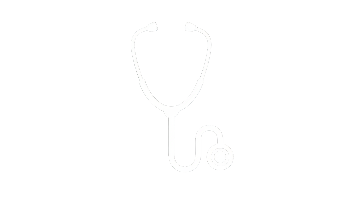 stethoscope icon white png PNG transparent background