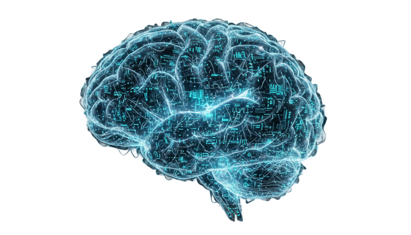 ai brain png PNG transparent background