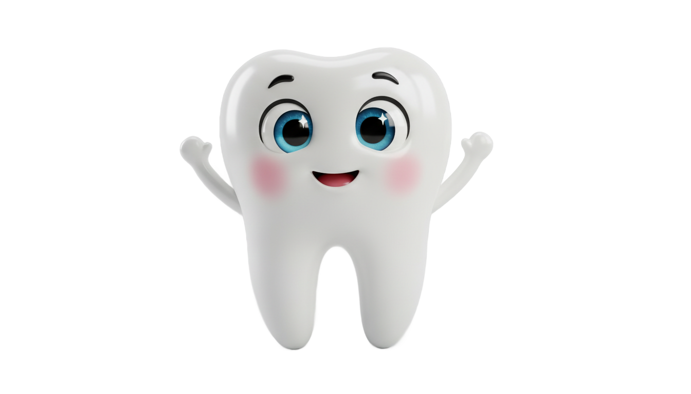 kawaii tooth png PNG transparent background