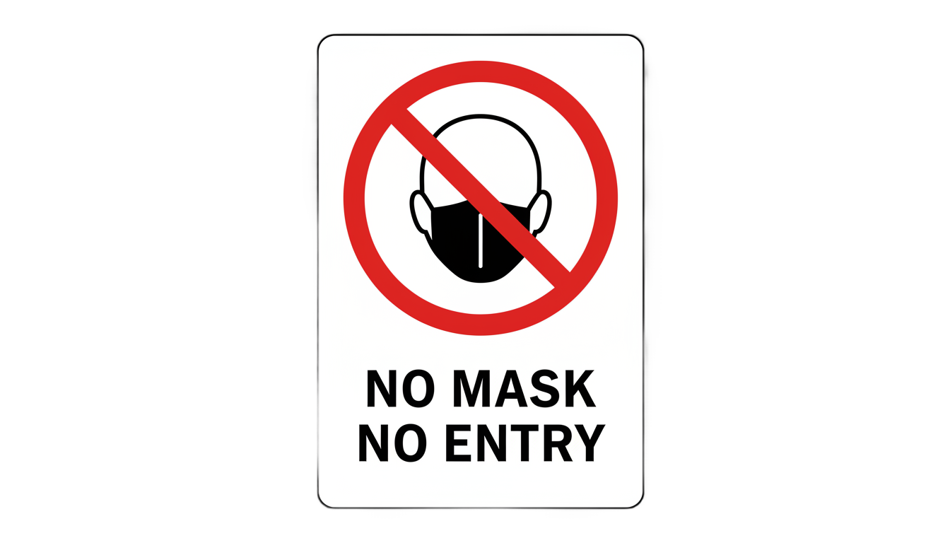 no face mask no entry png PNG transparent background