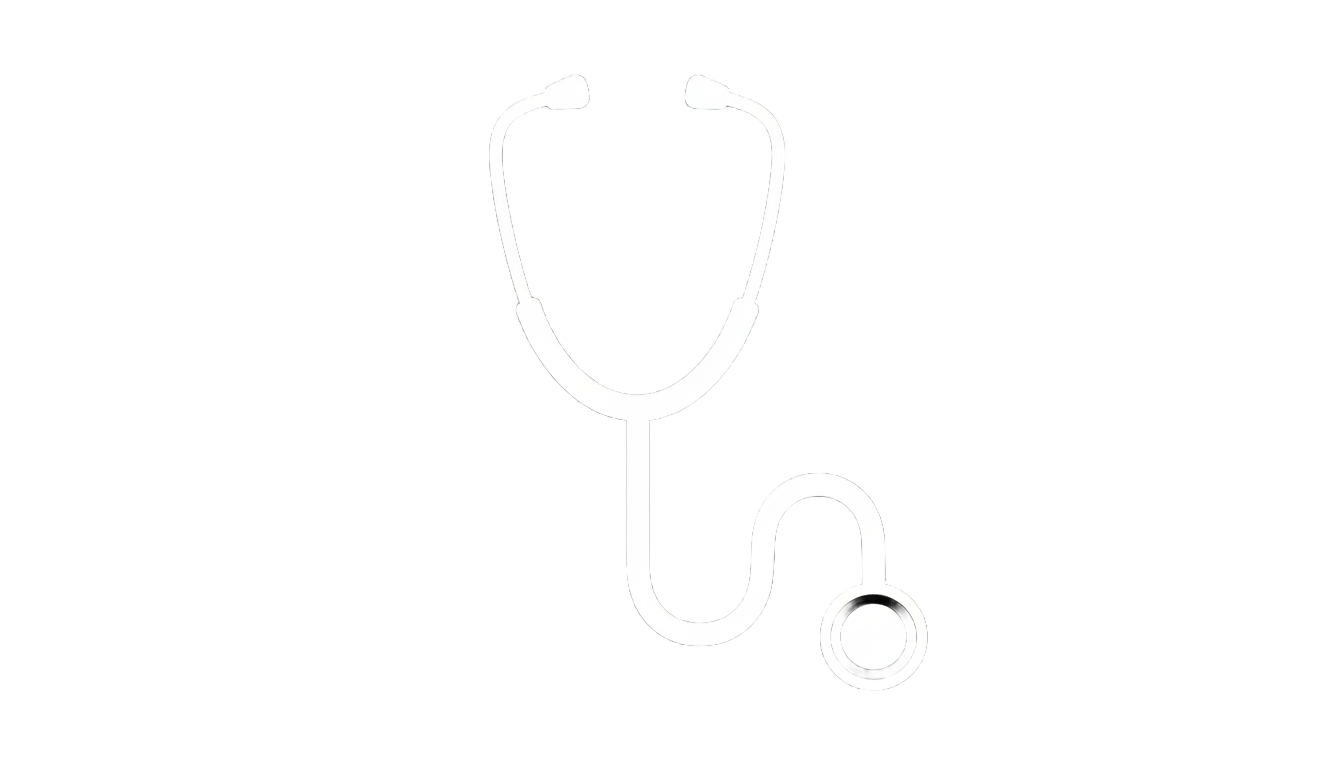 stethoscope icon white png PNG transparent background