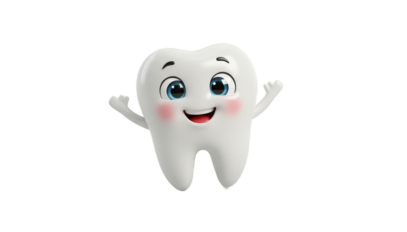 kawaii tooth png PNG transparent background