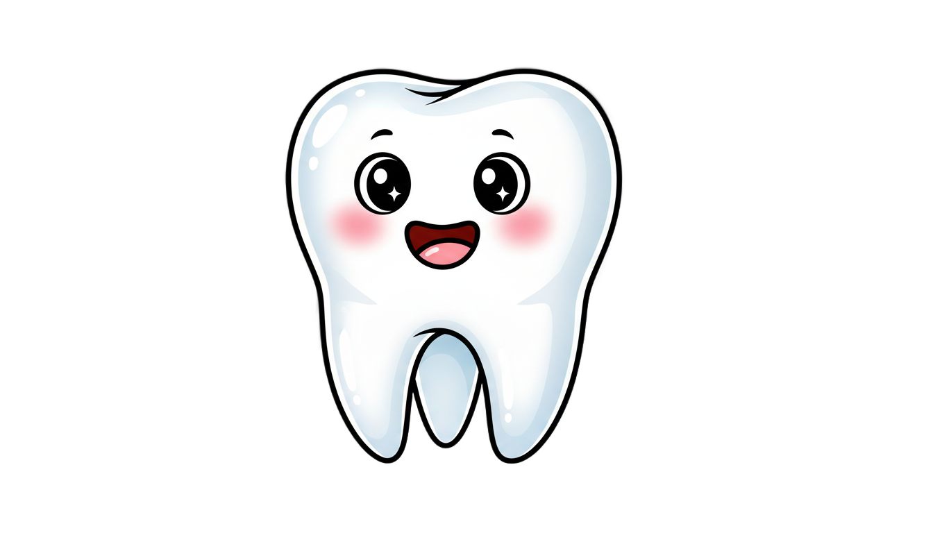 cute tooth clipart png PNG transparent background
