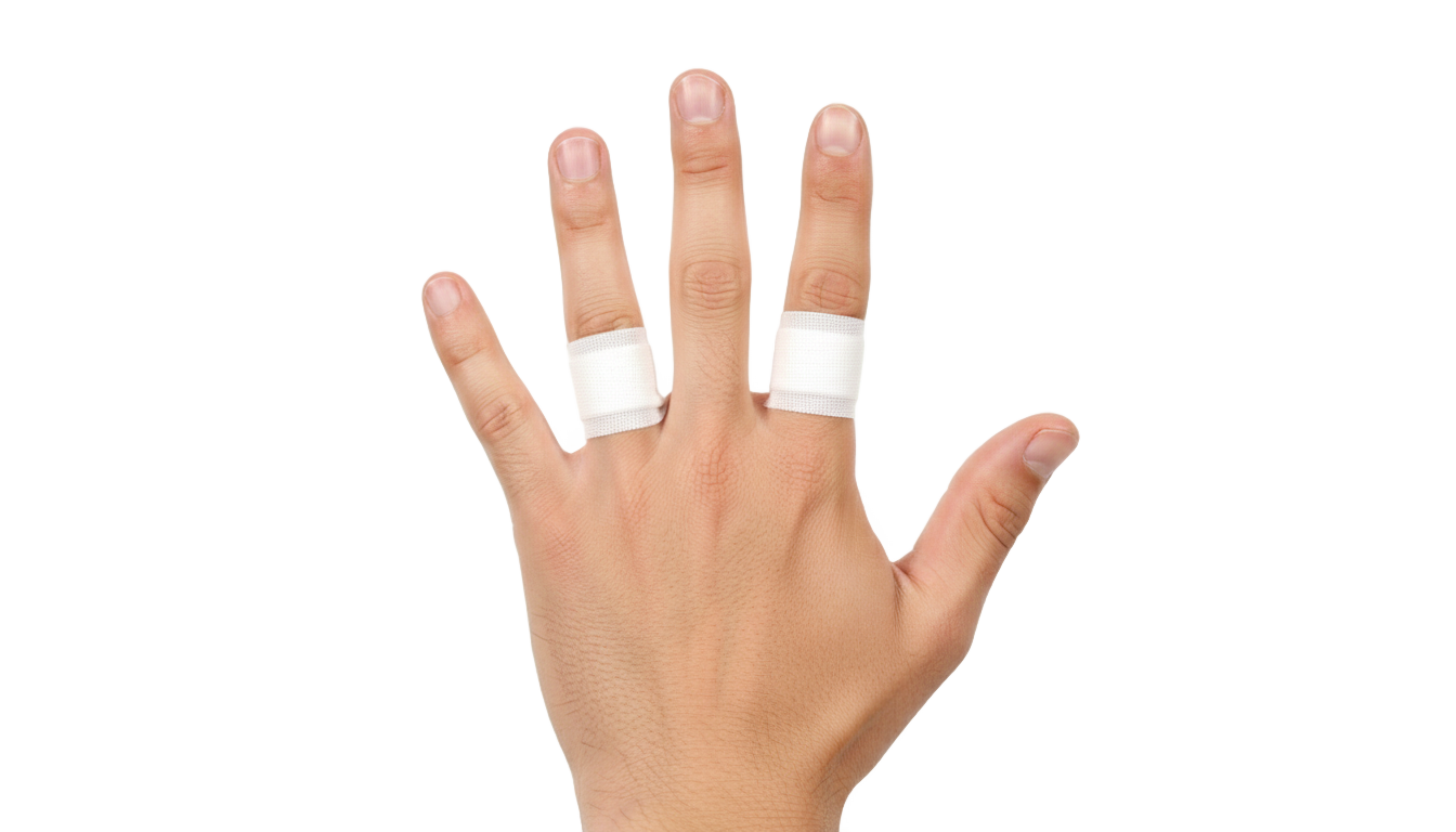 bandage on hand png PNG transparent background
