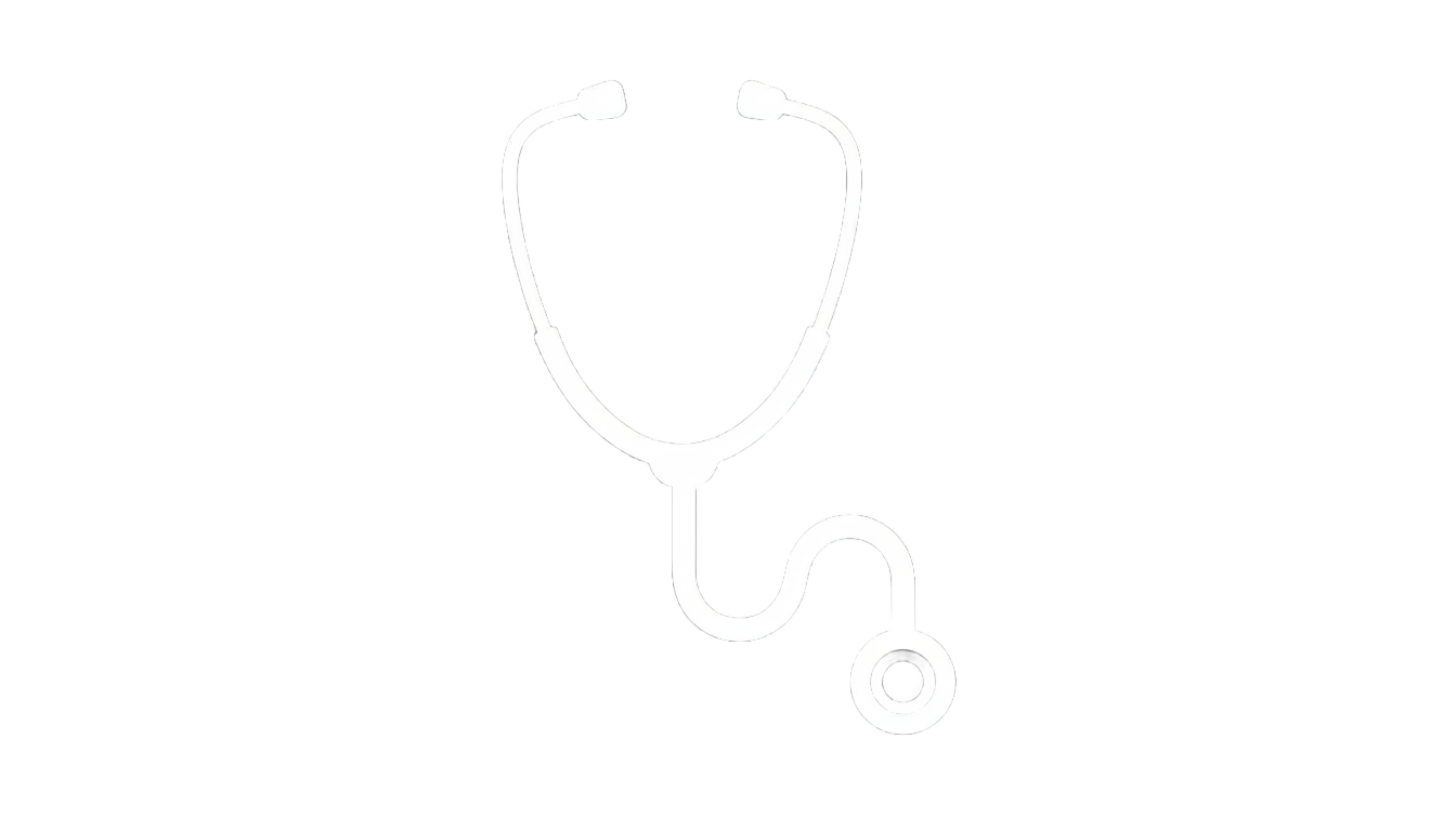 stethoscope icon white png PNG transparent background
