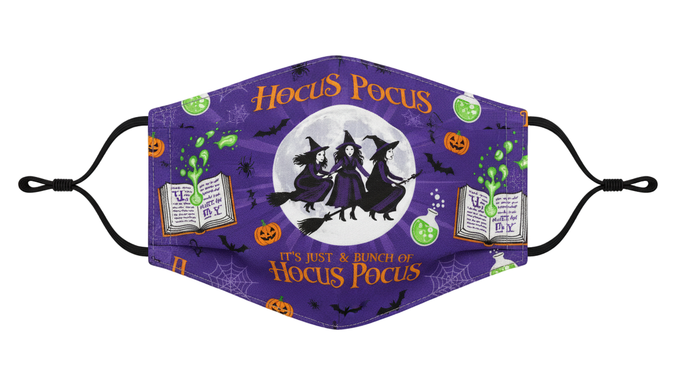 hocus pocus face mask png PNG transparent background