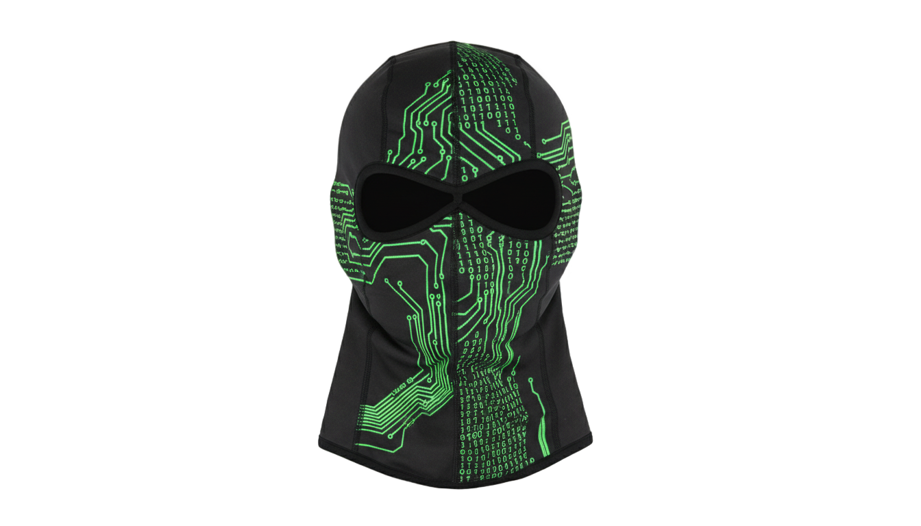 hacker face mask png PNG transparent background