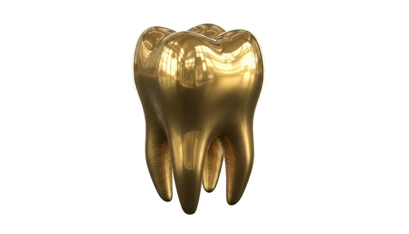 gold tooth logo png PNG transparent background
