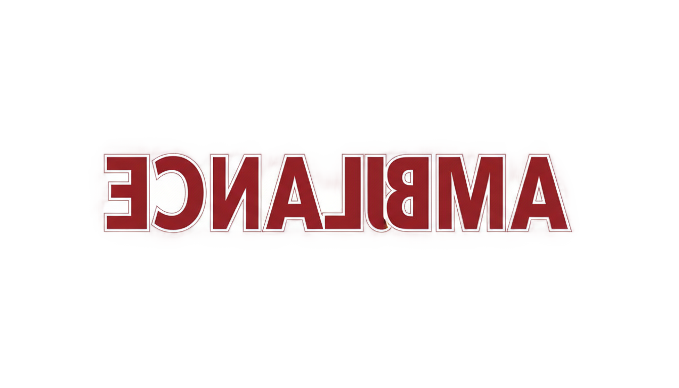 ambulance text png PNG transparent background