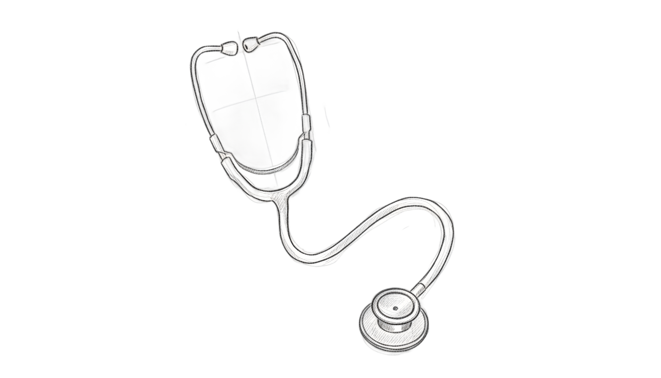 stethoscope drawing png PNG transparent background