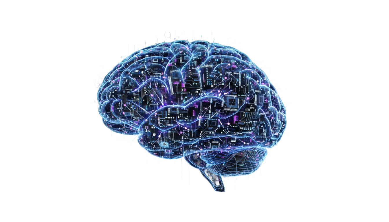brain tech png PNG transparent background