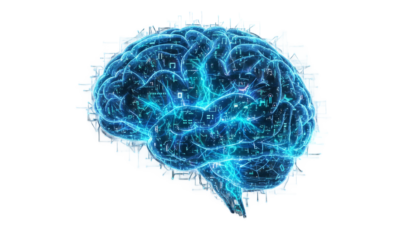 ai brain png PNG transparent background