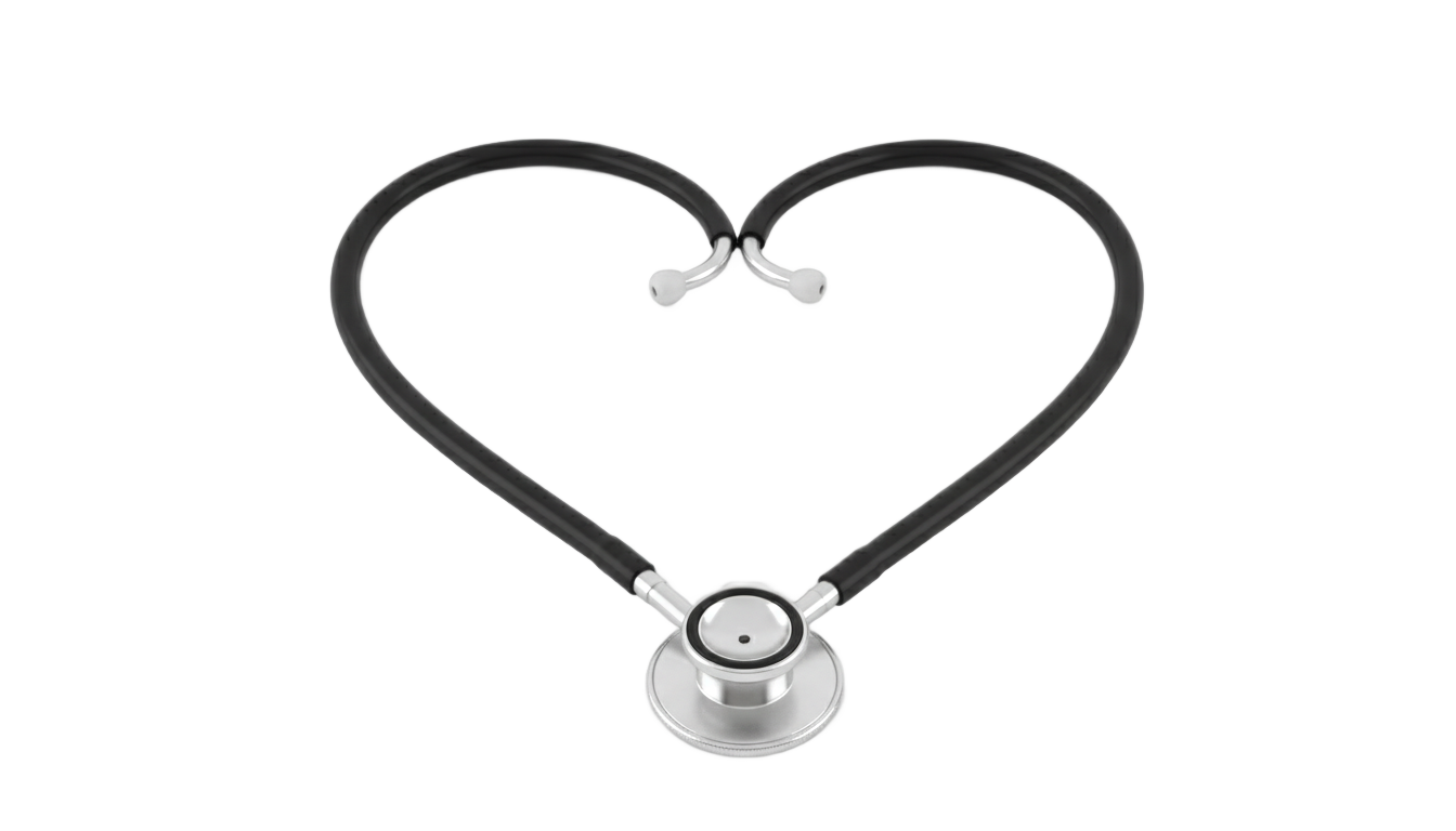 heart shaped stethoscope png PNG transparent background