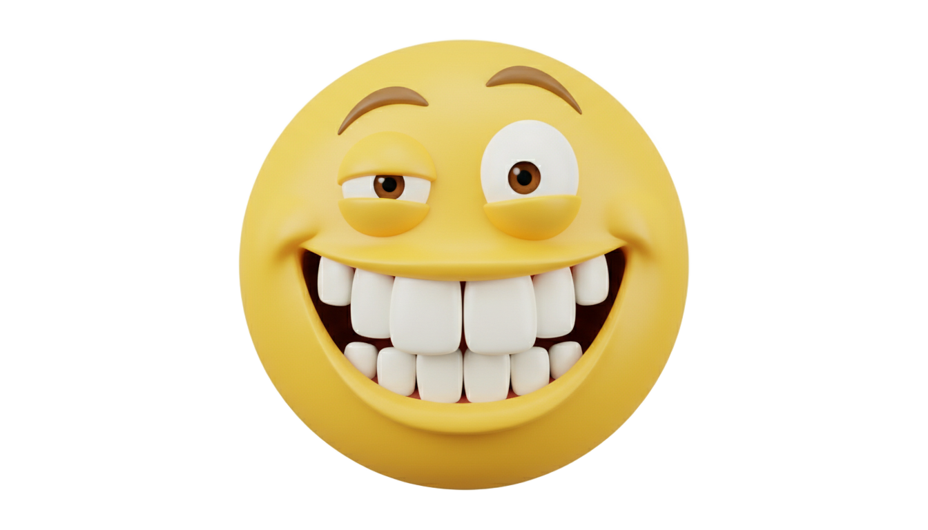 buck tooth emoji meme png PNG transparent background