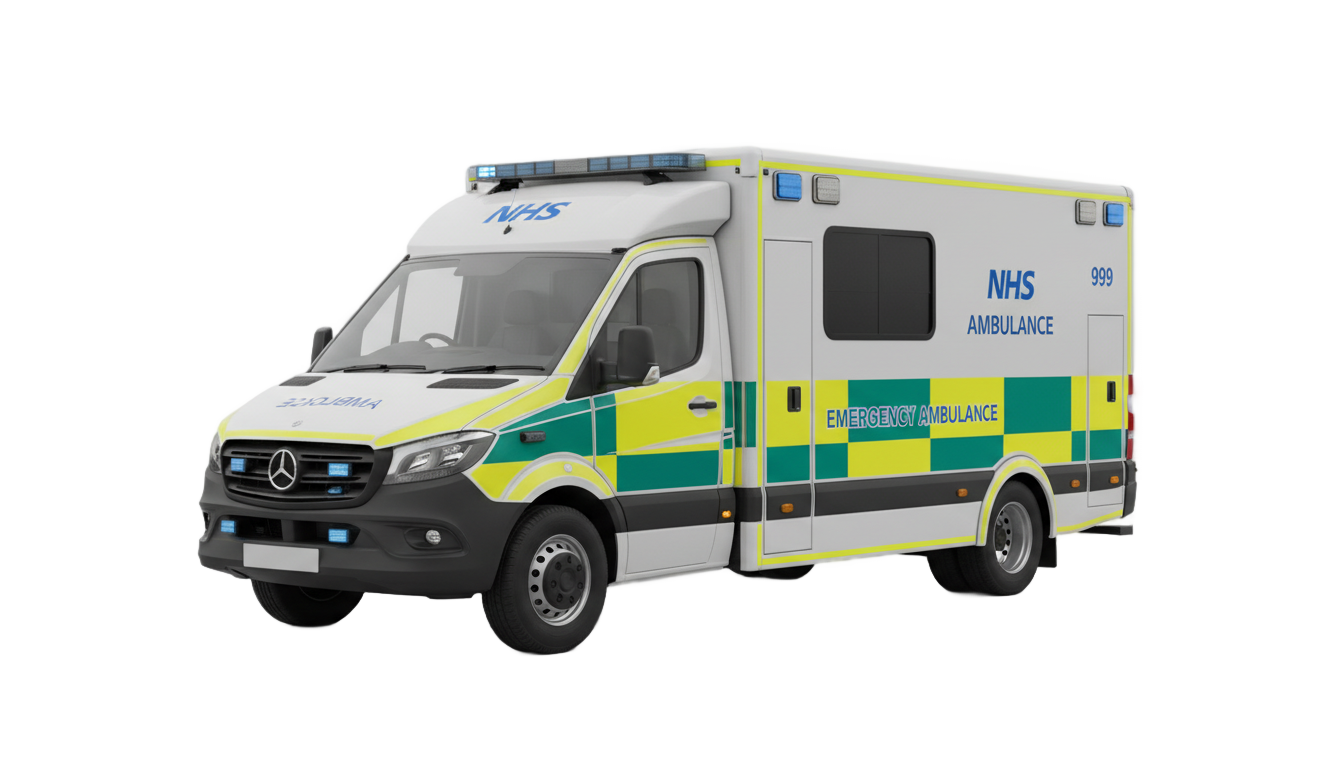 uk ambulance png PNG transparent background
