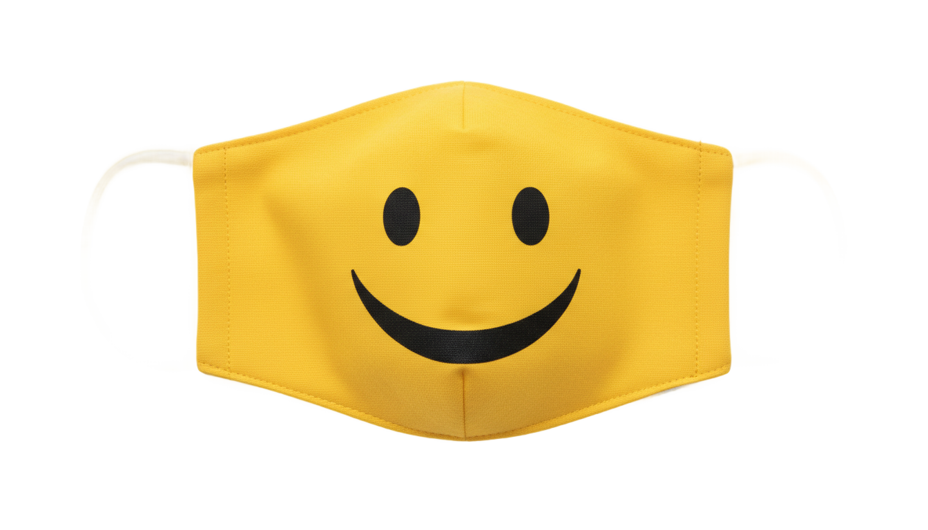 emoji face mask png PNG transparent background