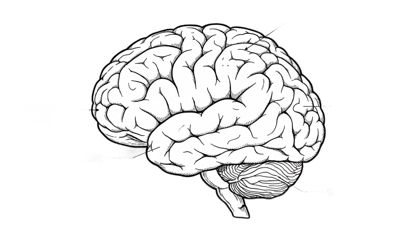 brain drawing png PNG transparent background
