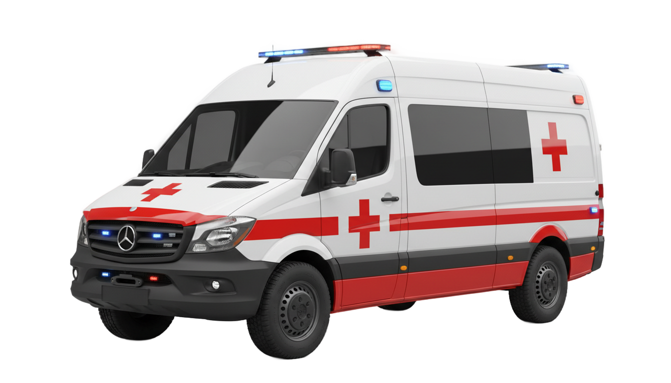 ambulance van png PNG transparent background