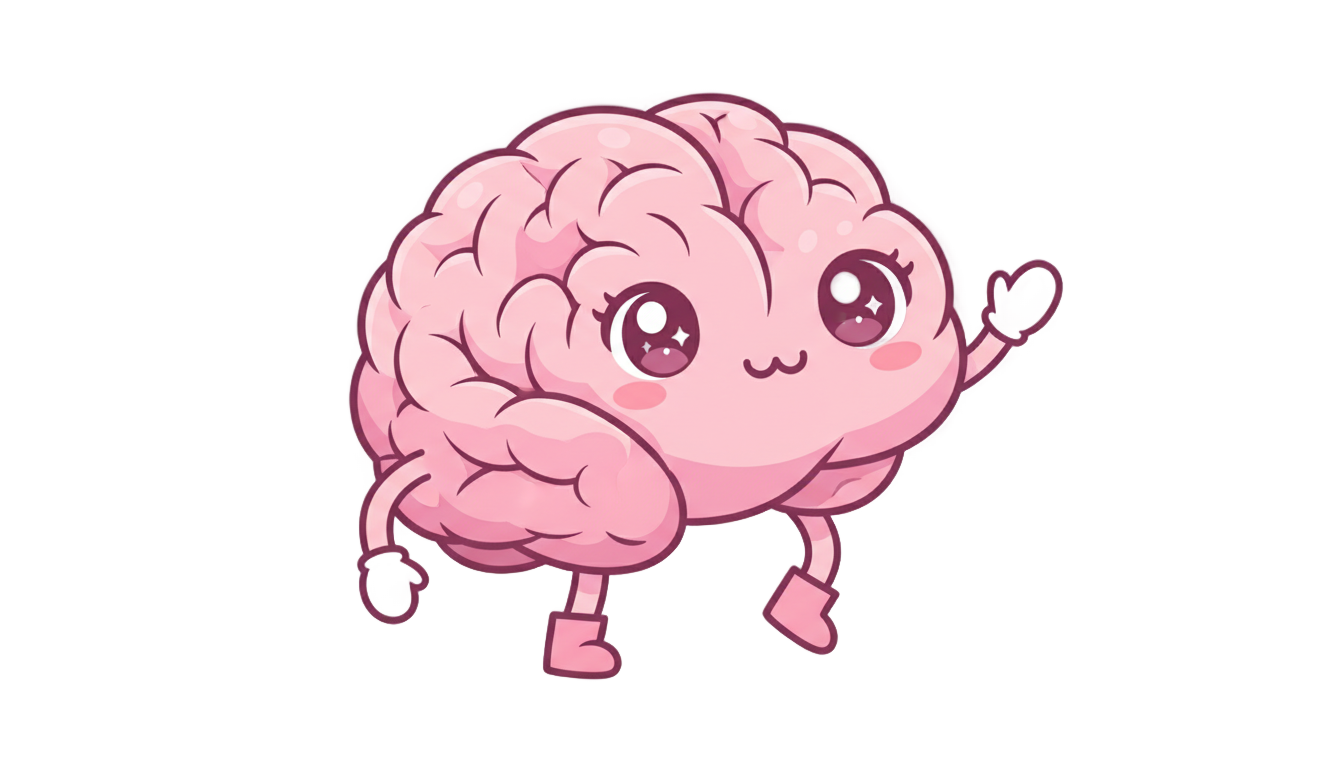 cute brain clipart png PNG transparent background
