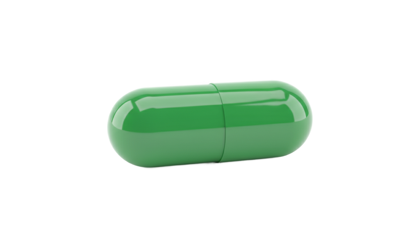 green pill png PNG transparent background