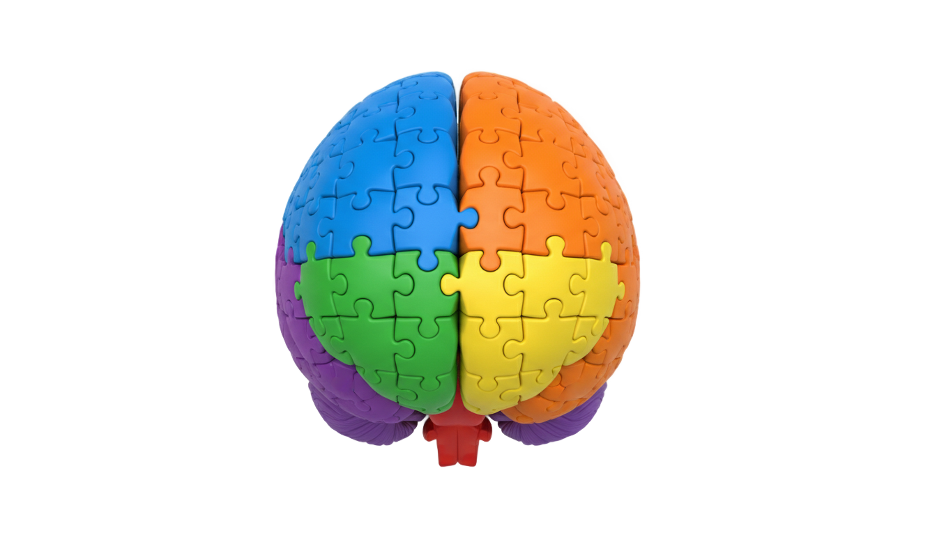 brain puzzle png PNG transparent background