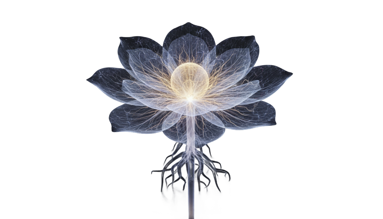 x ray flower png PNG transparent background
