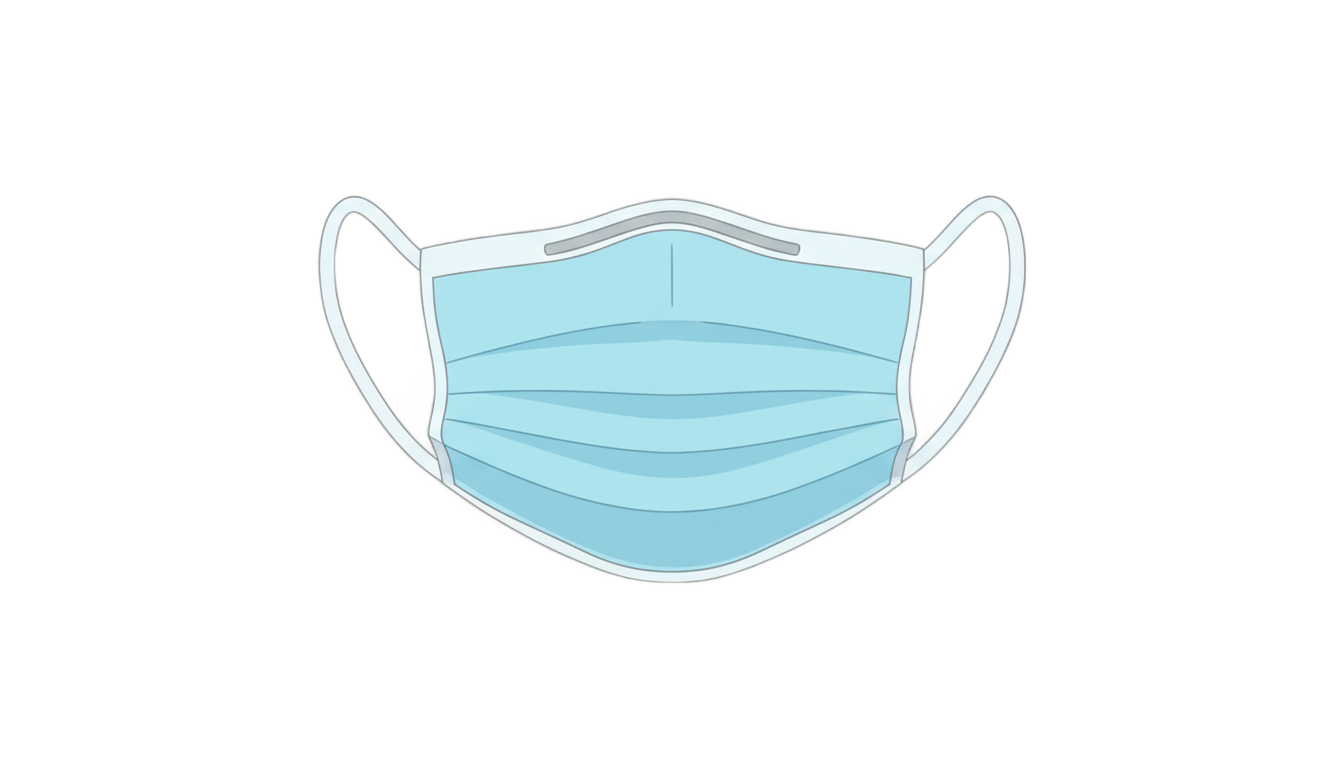 face mask logo png PNG transparent background