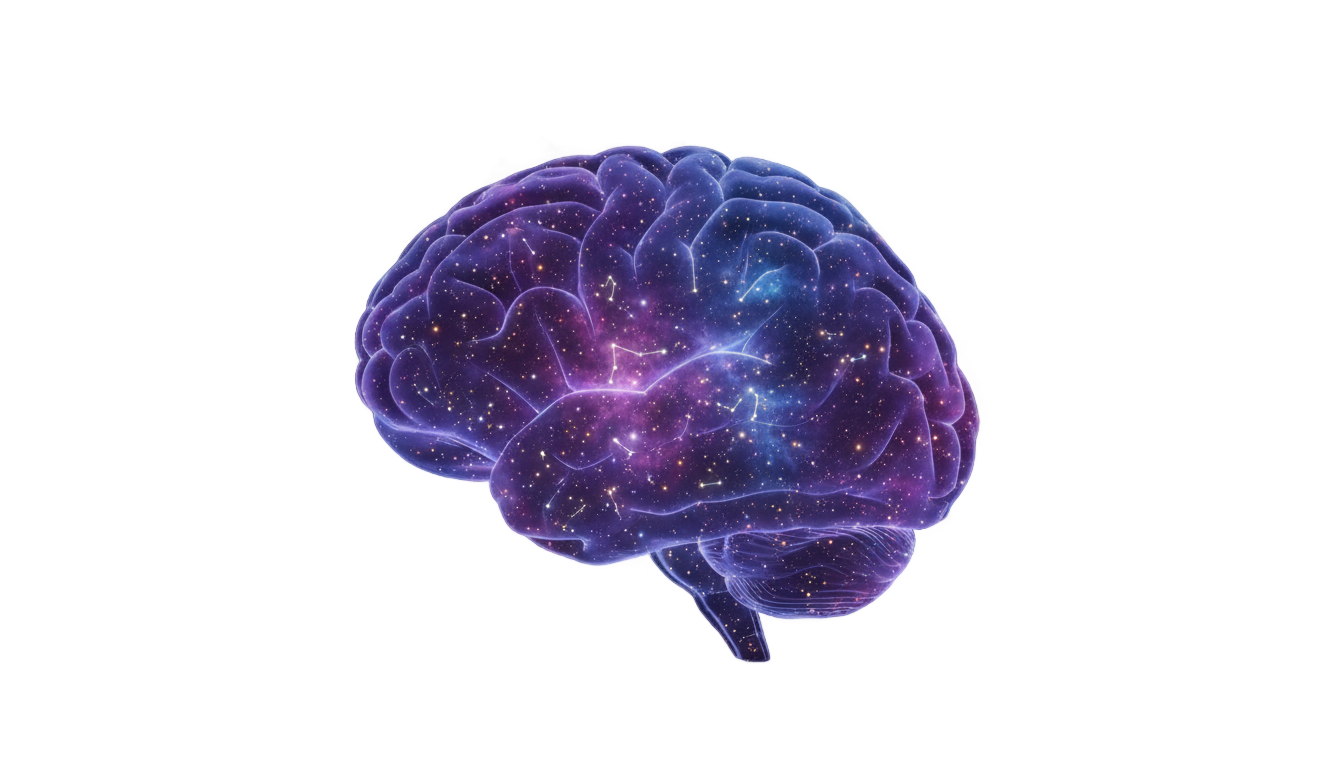 galaxy brain meme png PNG transparent background