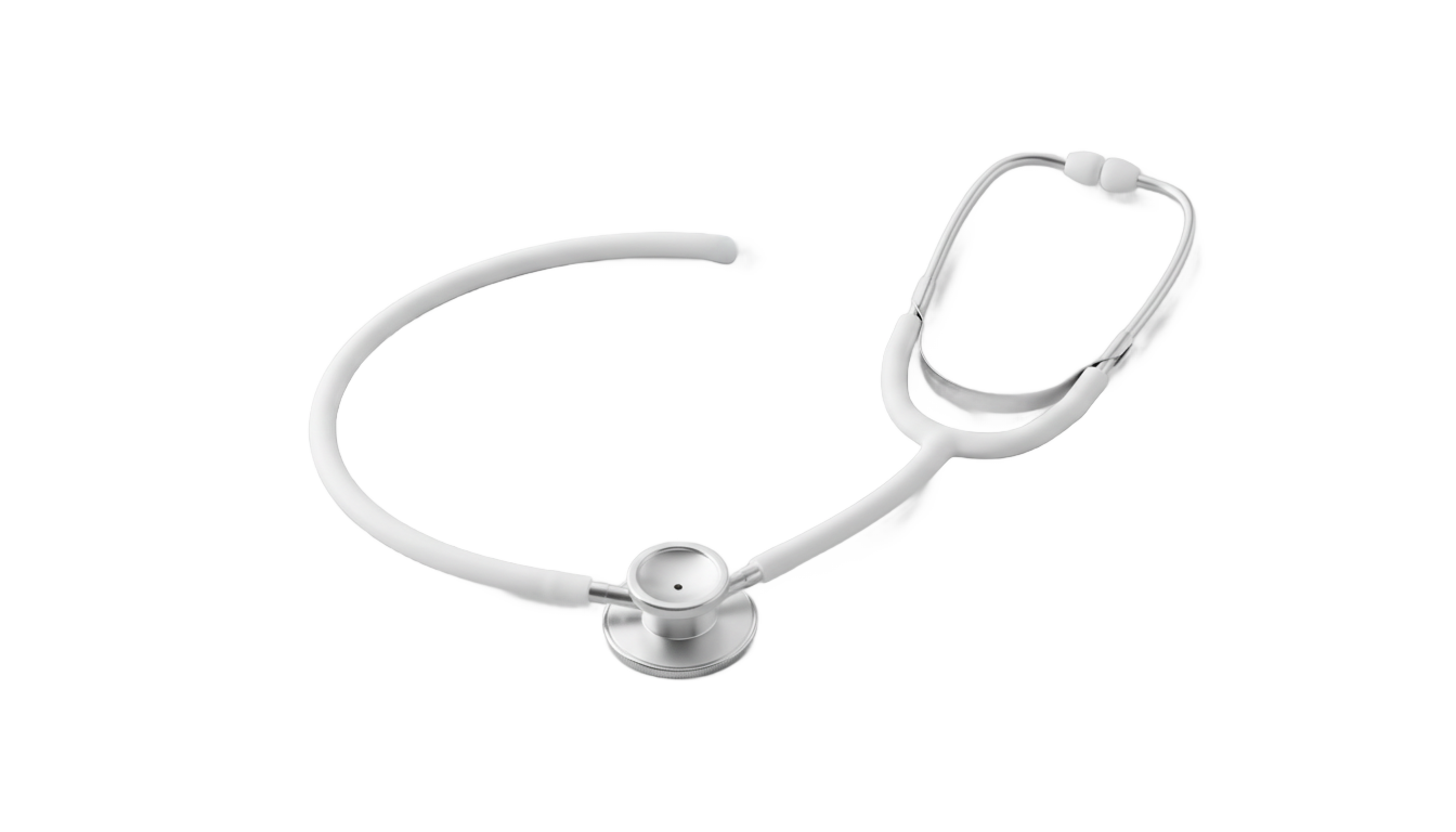stethoscope png white PNG transparent background