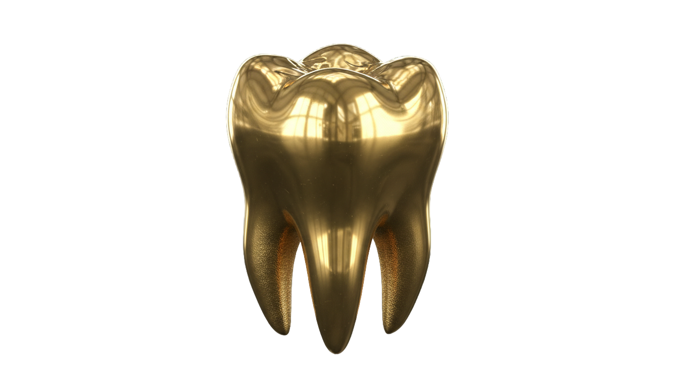 gold tooth logo png PNG transparent background