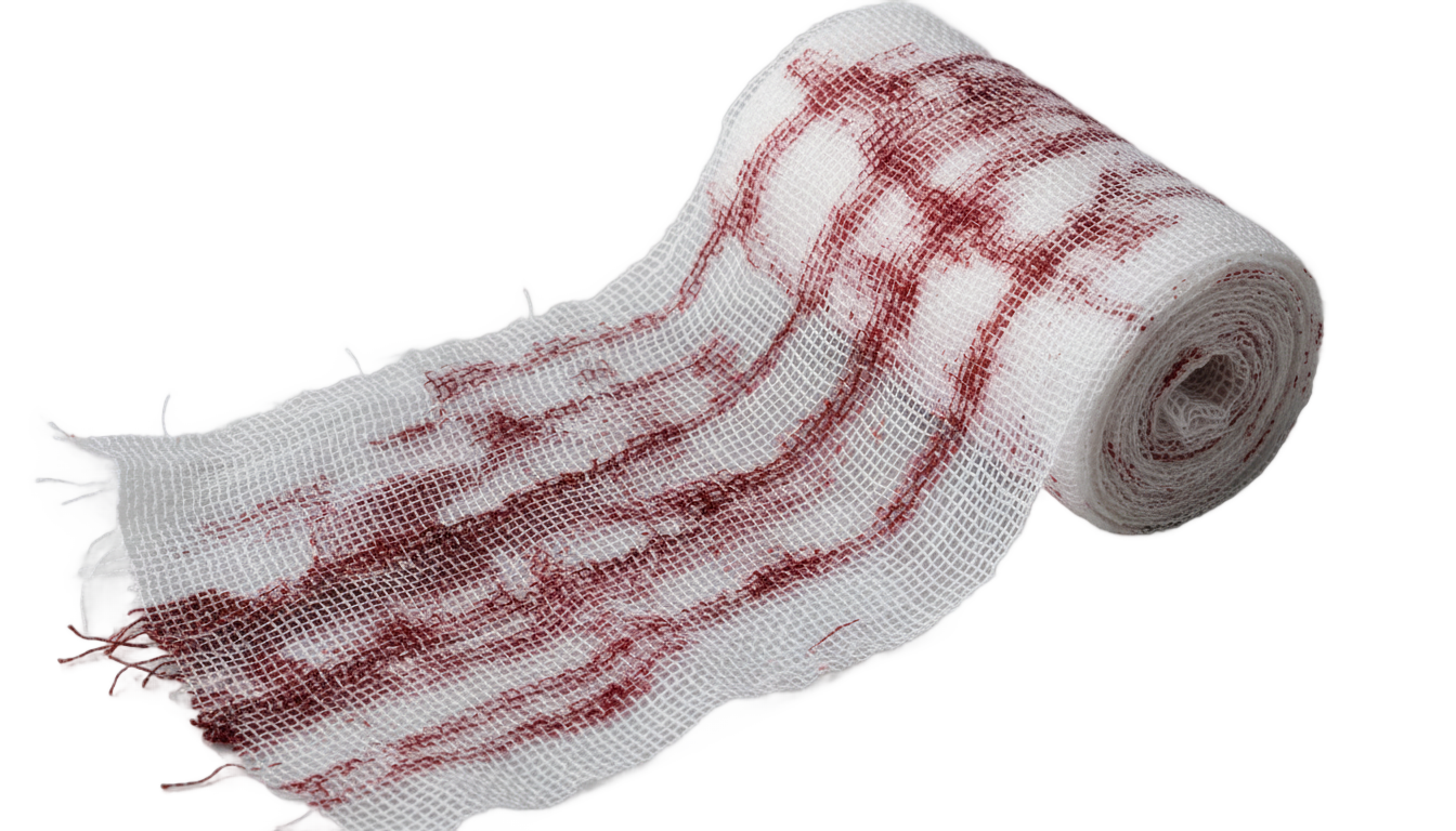 picsart transparent blood bandage png PNG transparent background