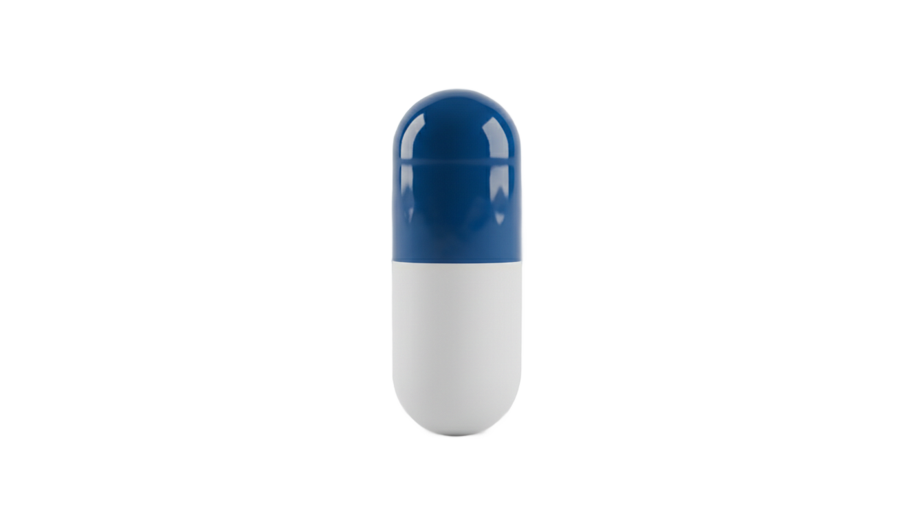 blue and white pill png PNG transparent background