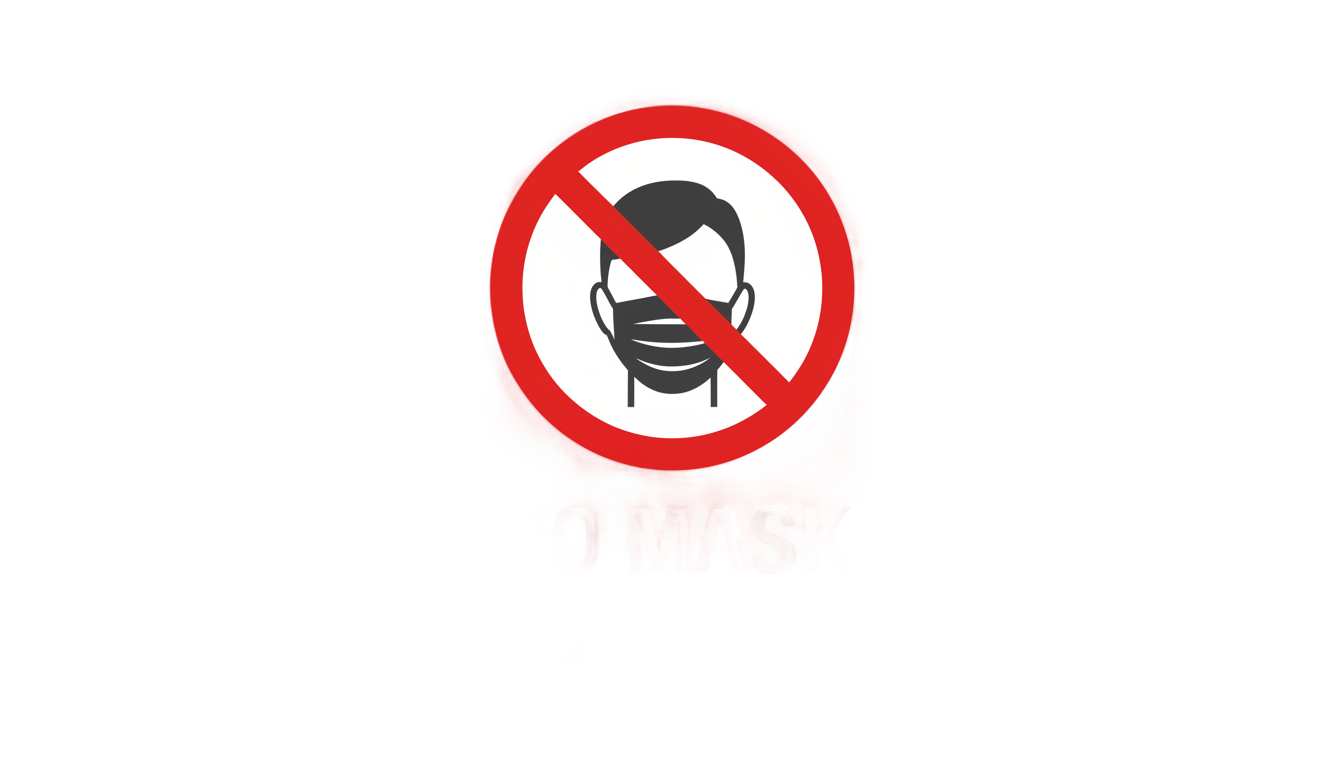 no face mask no entry png PNG transparent background