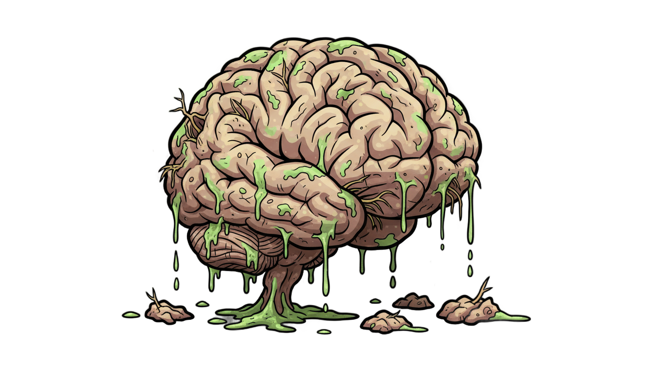 brain rot png PNG transparent background