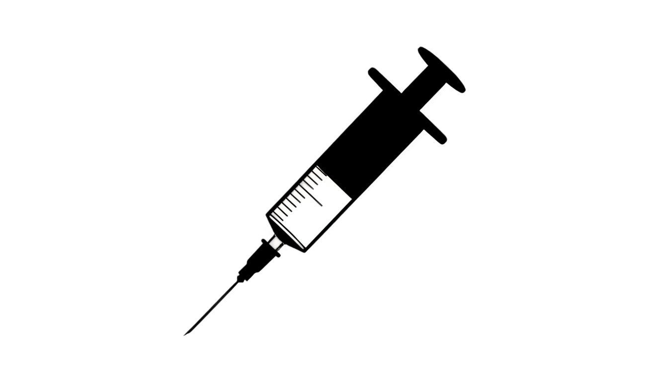 syringe silhouette png PNG transparent background
