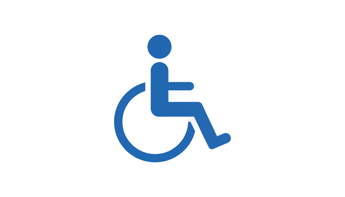 wheelchair sign png PNG transparent background