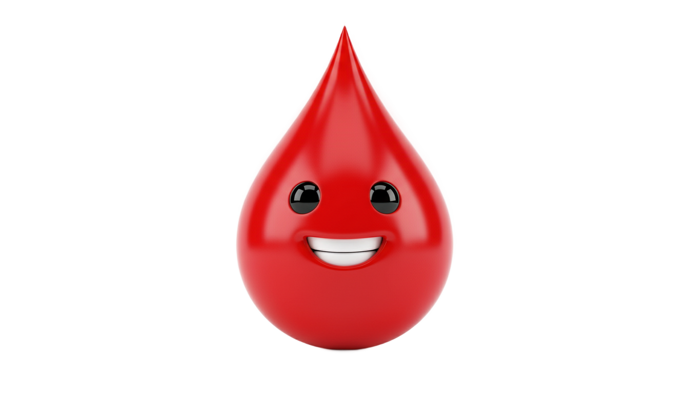 cartoon blood drop png PNG transparent background