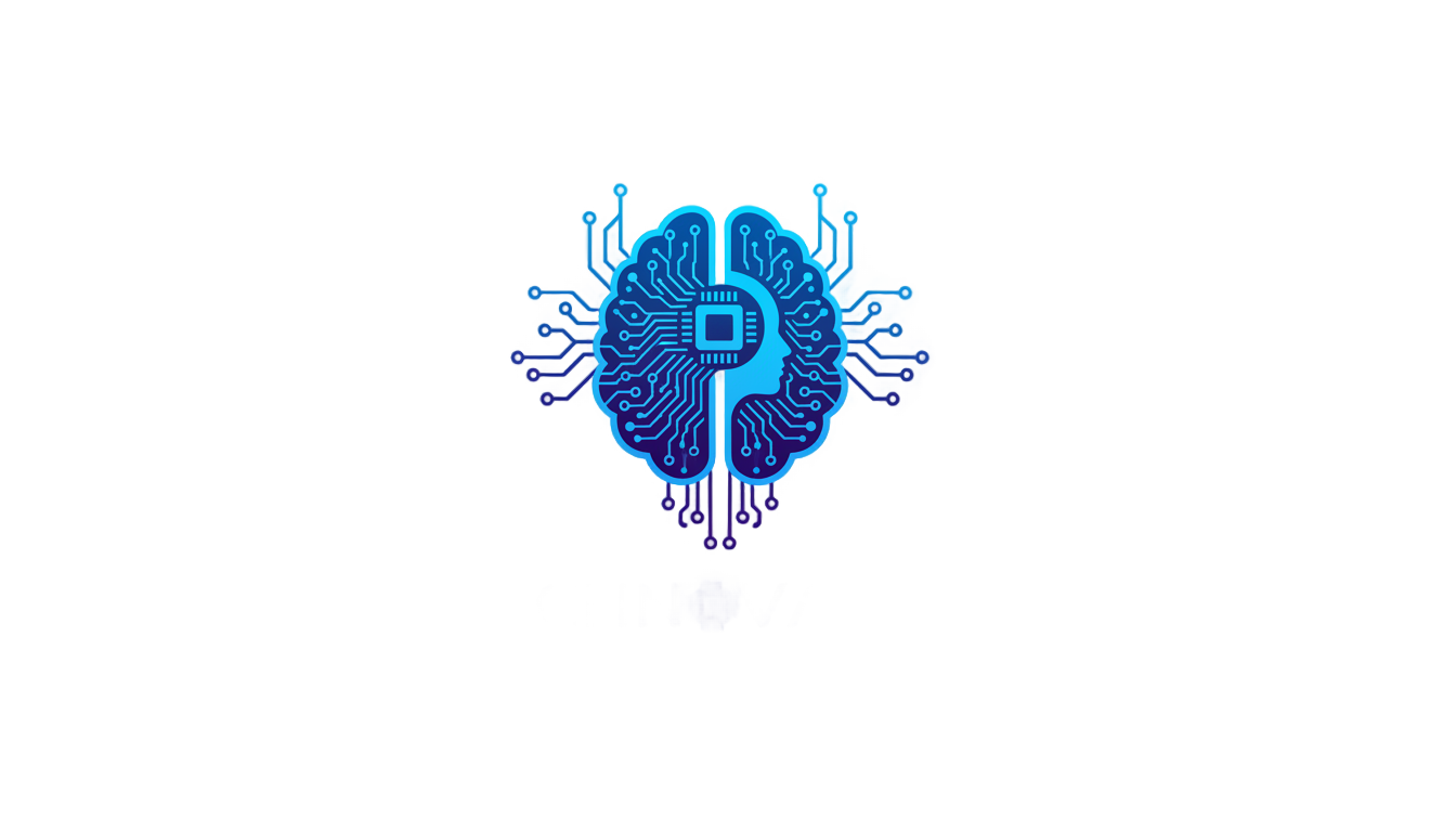 ai brain logo png PNG transparent background