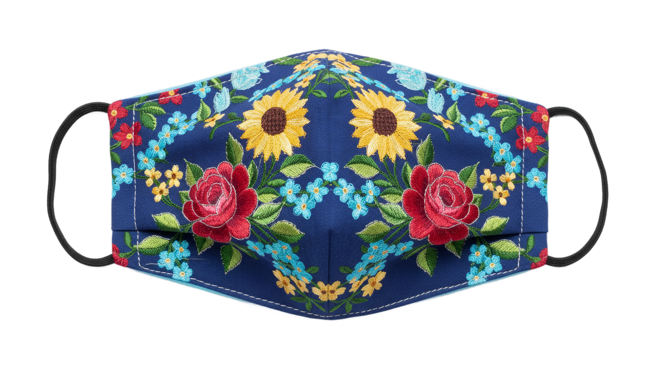 face mask design png PNG transparent background