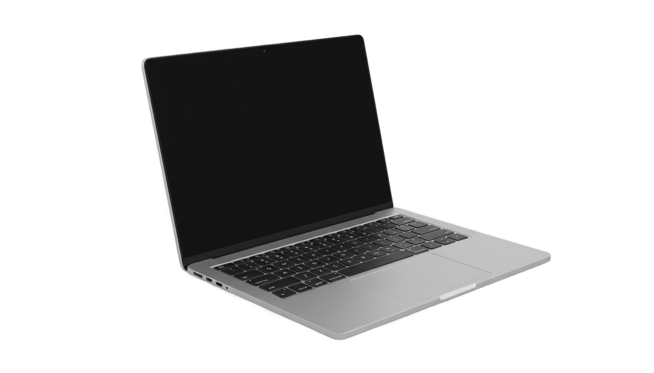 mac laptop mockup png PNG transparent background