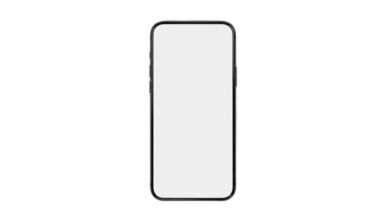 mobile phone mockup png PNG transparent background