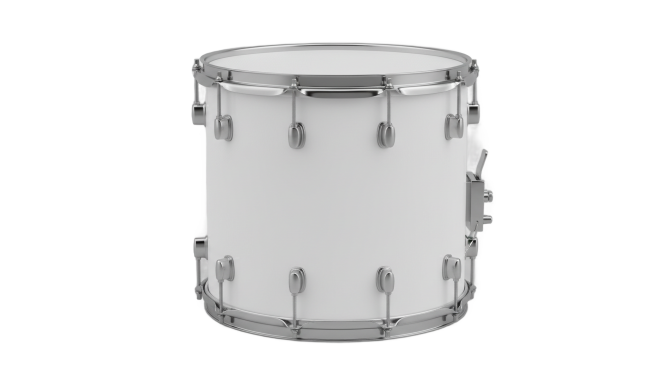 white drum png PNG transparent background