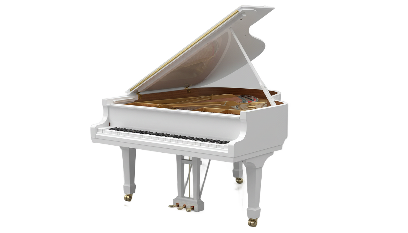 white piano png PNG transparent background
