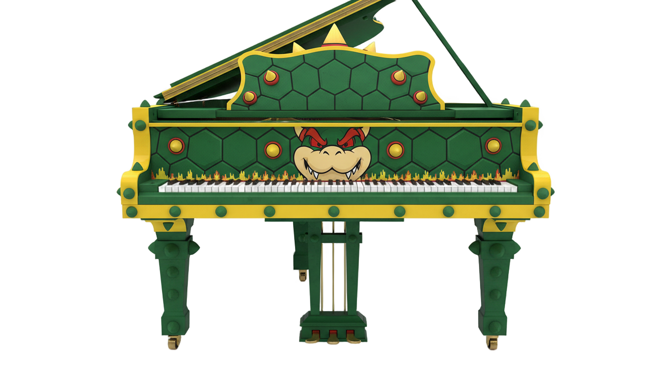 bowser piano png PNG transparent background